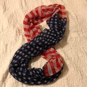 American Flag infinity scarf